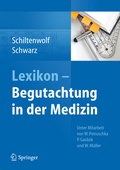 Cover: Lexikon - Begutachtung in der Medizin - Springer