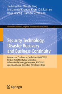 Abbildung von: Security Technology, Disaster Recovery and Business Continuity - Springer