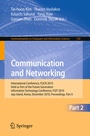 Cover: Communication and Networking - Springer