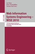 Cover: Web Information Systems Engineering - WISE 2010 - Springer