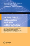 Cover: Database Theory and Application, Bio-Science and Bio-Technology - Springer