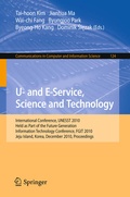 Cover: U- and E-Service, Science and Technology - Springer