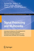 Cover: Signal Processing and Multimedia - Springer
