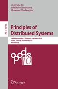 Cover: Principles of Distributed Systems - Springer