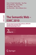 Cover: The Semantic Web - ISWC 2010 - Springer