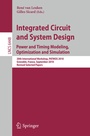Cover: Integrated Circuit and System Design. Power and Timing Modeling, Optimization, and Simulation - Springer