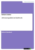 Cover: Abwasserqualit&auml;t im Kraftwerk - GRIN Verlag