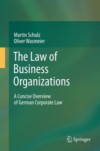 Abbildung von: The Law of Business Organizations - Springer