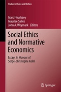 Cover: Social Ethics and Normative Economics - Springer
