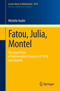 Cover: Fatou, Julia, Montel - Springer