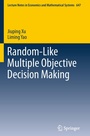 Cover: Random-Like Multiple Objective Decision Making - Springer