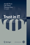 Cover: Trust in IT - Springer