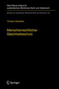 Cover: Menschenrechtlicher Gleichheitsschutz - Springer