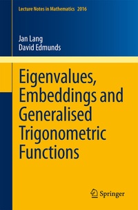 Abbildung von: Eigenvalues, Embeddings and Generalised Trigonometric Functions - Springer