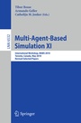 Cover: Multi-Agent-Based Simulation XI - Springer