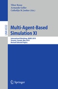 Cover: Multi-Agent-Based Simulation XI - Springer