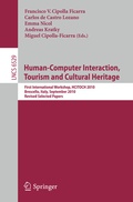 Cover: Human Computer Interaction, Tourism and Cultural Heritage - Springer