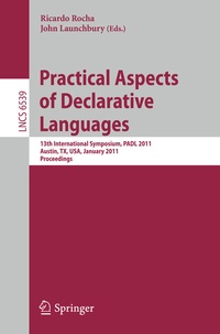 Enlarge image Cover: Practical Aspects of Declarative Languages - Springer
