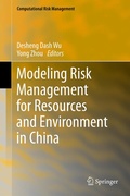 Cover: Modeling Risk Management for Resources and Environment in China - Springer