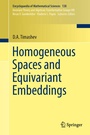 Cover: Homogeneous Spaces and Equivariant Embeddings - Springer