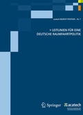 Cover: Leitlinien f&uuml;r eine deutsche Raumfahrtpolitik - Springer