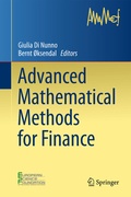 Cover: Advanced Mathematical Methods for Finance - Springer