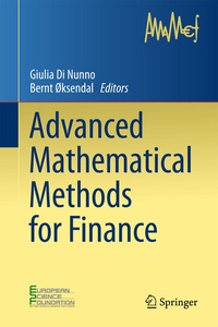 Enlarge image Cover: Advanced Mathematical Methods for Finance - Springer