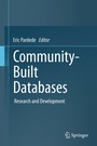 Cover: Community-Built Databases - Springer