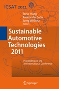 Cover: Sustainable Automotive Technologies 2011 - Springer
