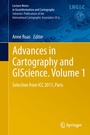 Cover: Advances in Cartography and GIScience. Volume 1 - Springer