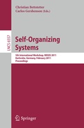 Cover: Self-Organizing Systems - Springer