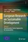 Cover: European Research on Sustainable Development - Springer