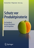 Cover: Schutz vor Produktpiraterie - Springer