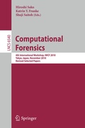 Cover: Computational Forensics - Springer