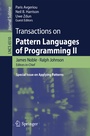 Cover: Transactions on Pattern Languages of Programming II - Springer
