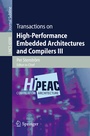 Cover: Transactions on High-Performance Embedded Architectures and Compilers III - Springer