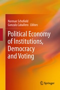 Cover: Political Economy of Institutions, Democracy and Voting - Springer