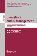 Cover: Biometrics and ID Management - Springer