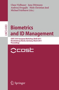 Enlarge image Cover: Biometrics and ID Management - Springer