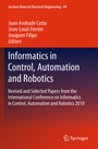 Cover: Informatics in Control, Automation and Robotics - Springer