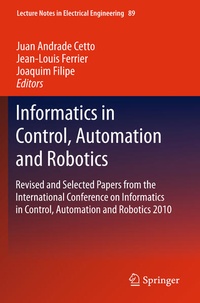 Enlarge image Cover: Informatics in Control, Automation and Robotics - Springer