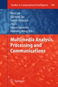 Cover: Multimedia Analysis, Processing and Communications - Springer