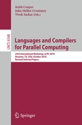 Cover: Languages and Compilers for Parallel Computing - Springer