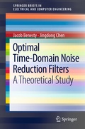 Cover: Optimal Time-Domain Noise Reduction Filters - Springer
