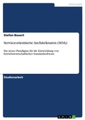 Cover: Serviceorientierte Architekturen (SOA) - Grin Verlag