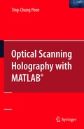 Cover: Optical Scanning Holography with MATLAB&reg; - Springer