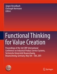 Enlarge image Cover: Functional Thinking for Value Creation - Springer