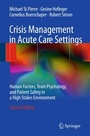 Bild: Crisis Management in Acute Care Settings - Springer