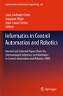 Cover: Informatics in Control Automation and Robotics - Springer