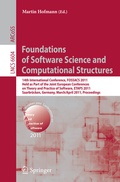 Cover: Foundations of Software Science and Computational Structures - Springer